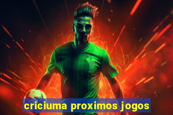 criciuma proximos jogos